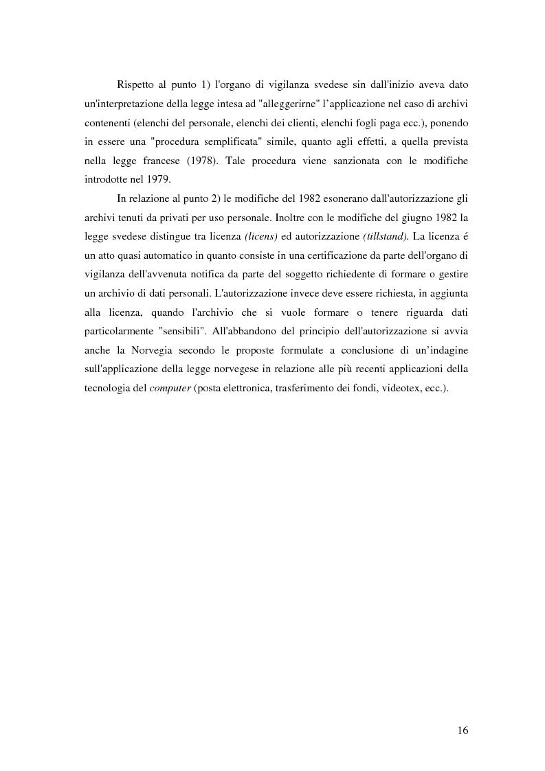 Anteprima della tesi: La tutela della privacy nella pubblica amministrazione, Pagina 15
