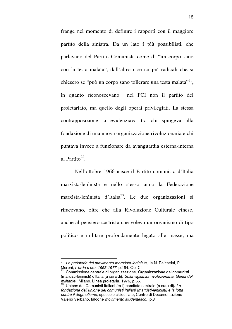 Anteprima della tesi: Sindacato e terrorismo in Italia dalla strage di piazza Fontana all'assassinio Moro, 1968-1978, Pagina 15