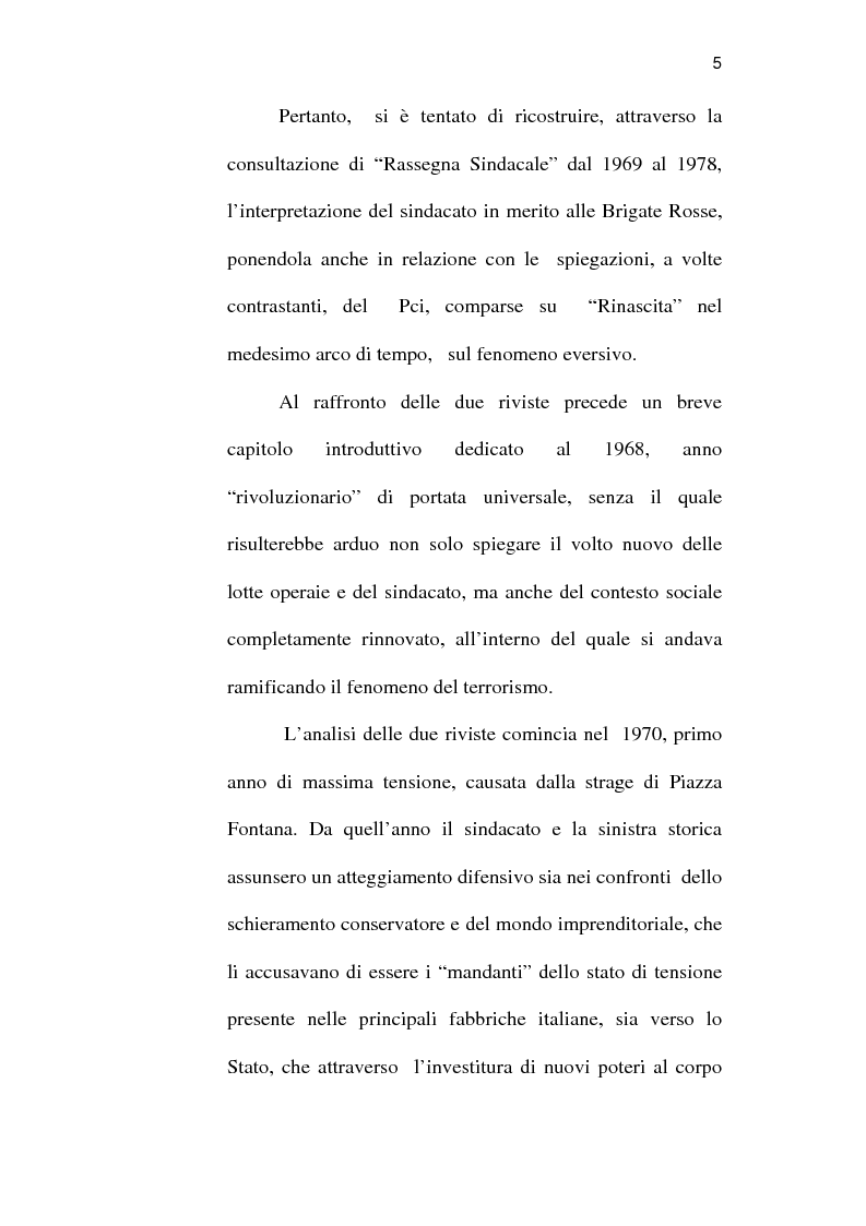 Anteprima della tesi: Sindacato e terrorismo in Italia dalla strage di piazza Fontana all'assassinio Moro, 1968-1978, Pagina 2