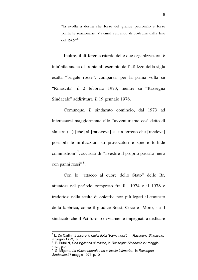 Anteprima della tesi: Sindacato e terrorismo in Italia dalla strage di piazza Fontana all'assassinio Moro, 1968-1978, Pagina 5