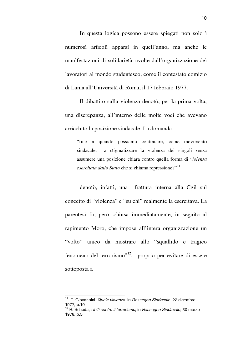 Anteprima della tesi: Sindacato e terrorismo in Italia dalla strage di piazza Fontana all'assassinio Moro, 1968-1978, Pagina 7