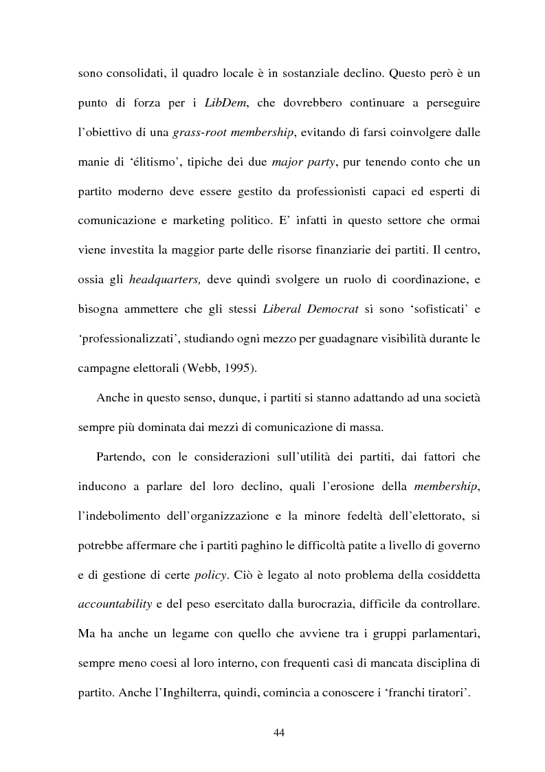 Anteprima della tesi: La difficile esistenza dei Liberal Democrat nel sistema politico inglese, Pagina 15