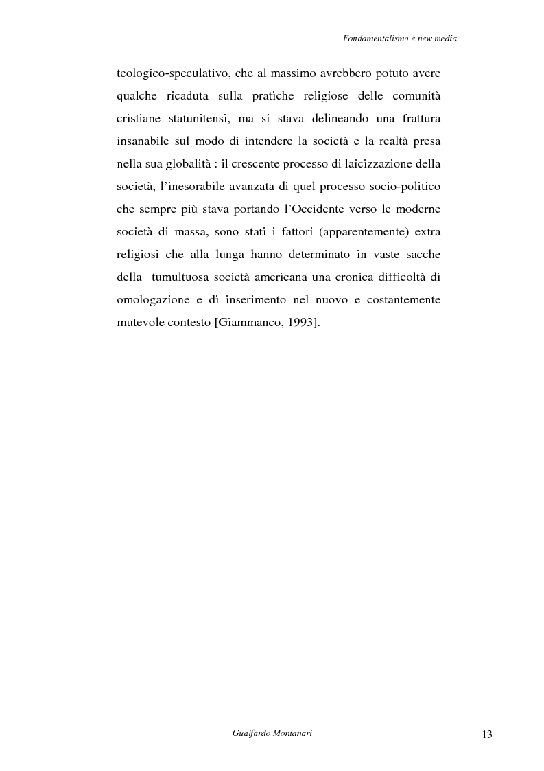 Anteprima della tesi: Fondamentalismo e new media. Un connubio impossibile?, Pagina 11