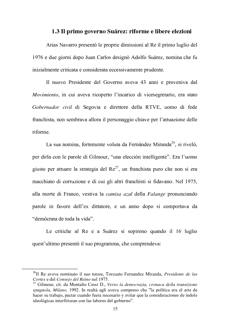Anteprima della tesi: Il rapporto fiduciario nella forma di governo parlamentare spagnola, Pagina 12