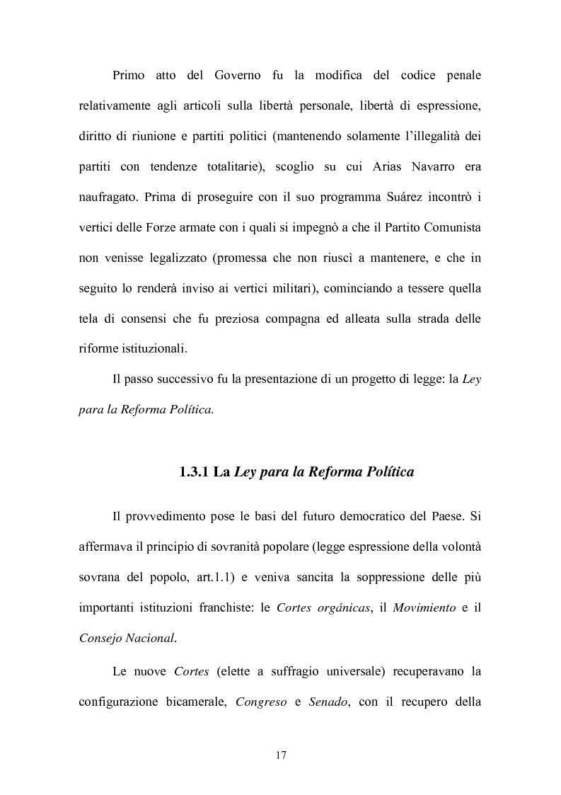 Anteprima della tesi: Il rapporto fiduciario nella forma di governo parlamentare spagnola, Pagina 14
