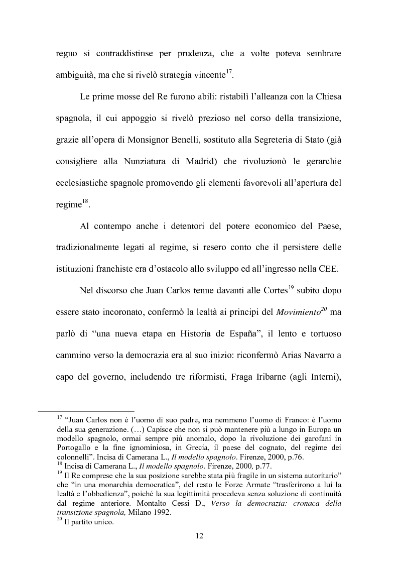Anteprima della tesi: Il rapporto fiduciario nella forma di governo parlamentare spagnola, Pagina 9