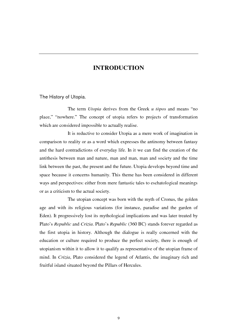 Anteprima della tesi: The Contemporary World Seen through the Dystopian Novels of Huxley and Orwell, Pagina 6