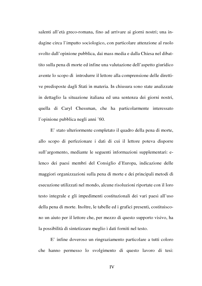 Anteprima della tesi: L'abolizione della pena di morte nella normativa internazionale, Pagina 4