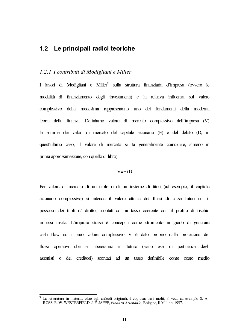 Anteprima della tesi: Il modello dell'Economic Value Added (EVA) e l'esperienza del gruppo Siemens, Pagina 11