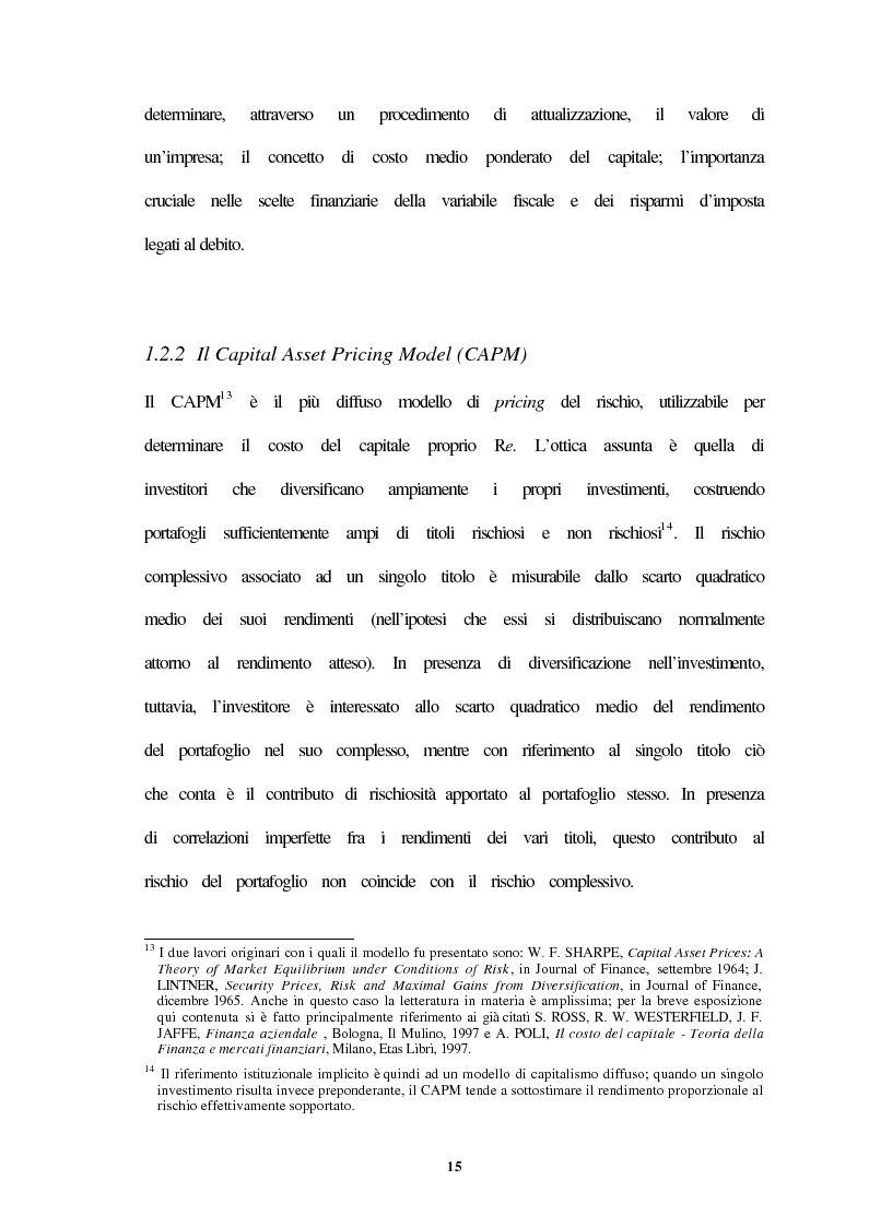 Anteprima della tesi: Il modello dell'Economic Value Added (EVA) e l'esperienza del gruppo Siemens, Pagina 15