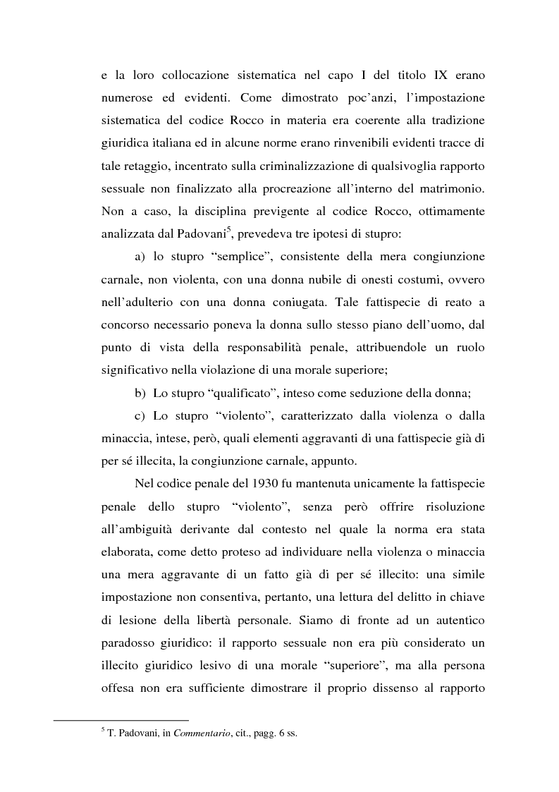 Anteprima della tesi: Trattamento penale e penitenziario dei condannati per reati sessuali, Pagina 13