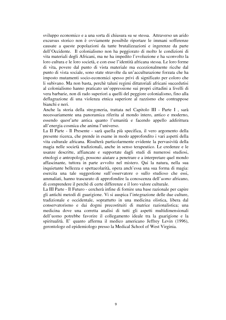 Anteprima della tesi: Stregoneria e etnopsichiatria nell'Africa Nera, Pagina 4