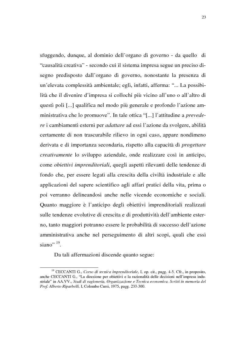 Anteprima della tesi: Rischio d'impresa e capitale allocato. L'impatto sulle aree funzionali dell'impresa, Pagina 14