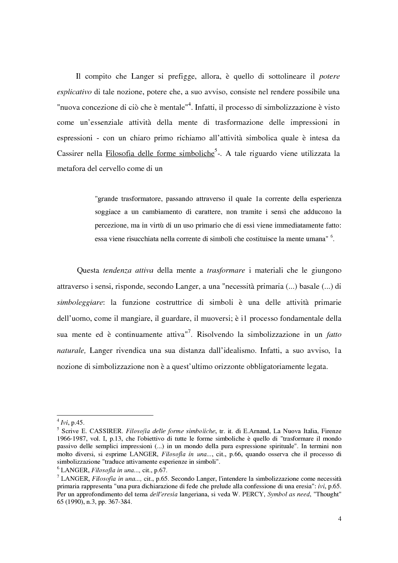 Anteprima della tesi: L'estetica simbolica in Susan K. Langer, Pagina 10