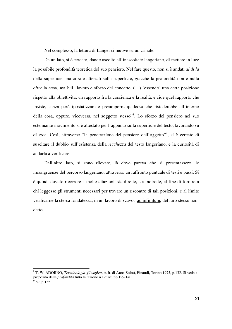 Anteprima della tesi: L'estetica simbolica in Susan K. Langer, Pagina 7
