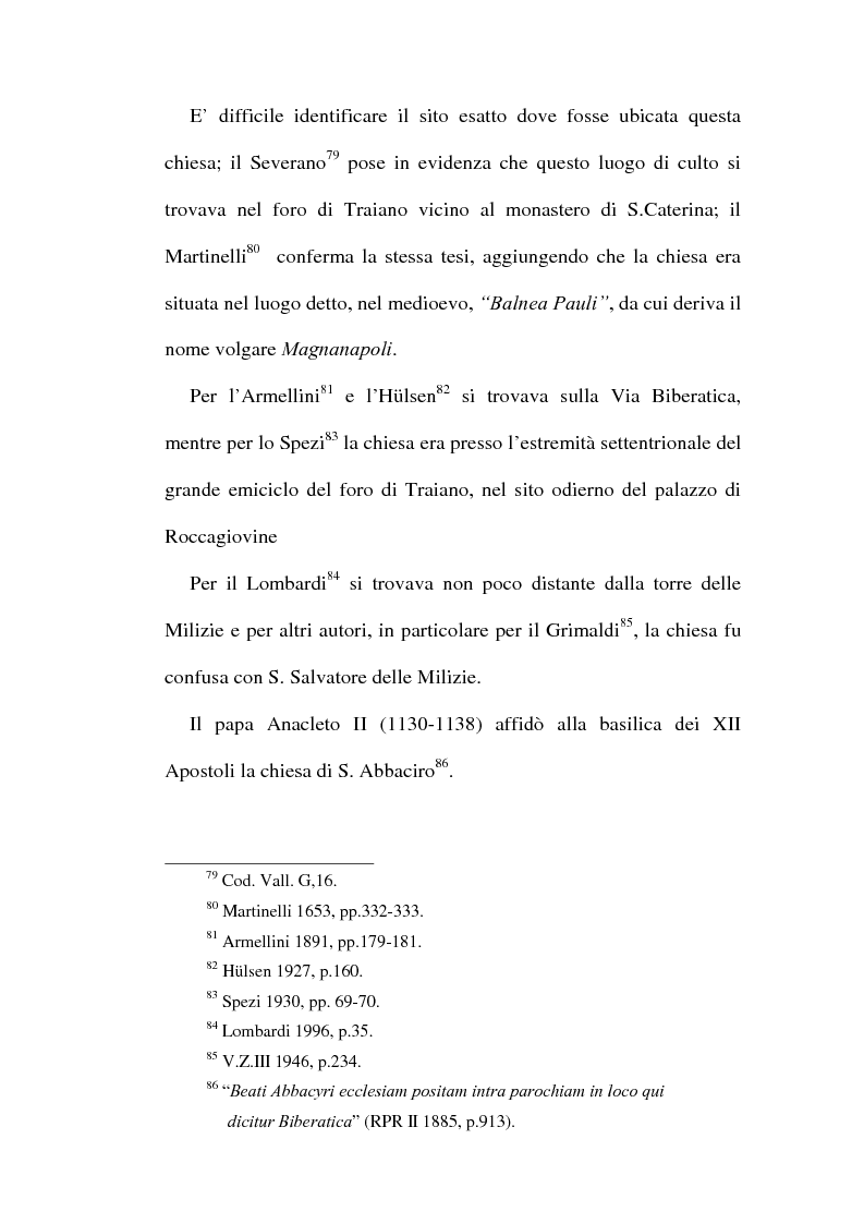 Anteprima della tesi: Le chiese cristiane scomparse nel rione Monti, tra il IV e il VI secolo, Pagina 3