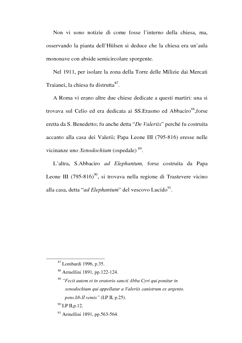 Anteprima della tesi: Le chiese cristiane scomparse nel rione Monti, tra il IV e il VI secolo, Pagina 4