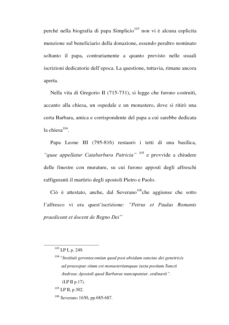 Anteprima della tesi: Le chiese cristiane scomparse nel rione Monti, tra il IV e il VI secolo, Pagina 8