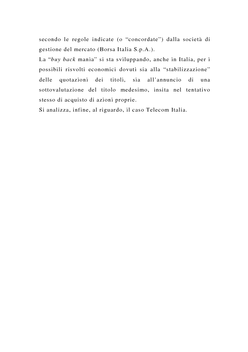 Anteprima della tesi: La tutela delle minoranze nelle società quotate a oltre tre anni dall'entrata in vigore del T.U.F., Pagina 3