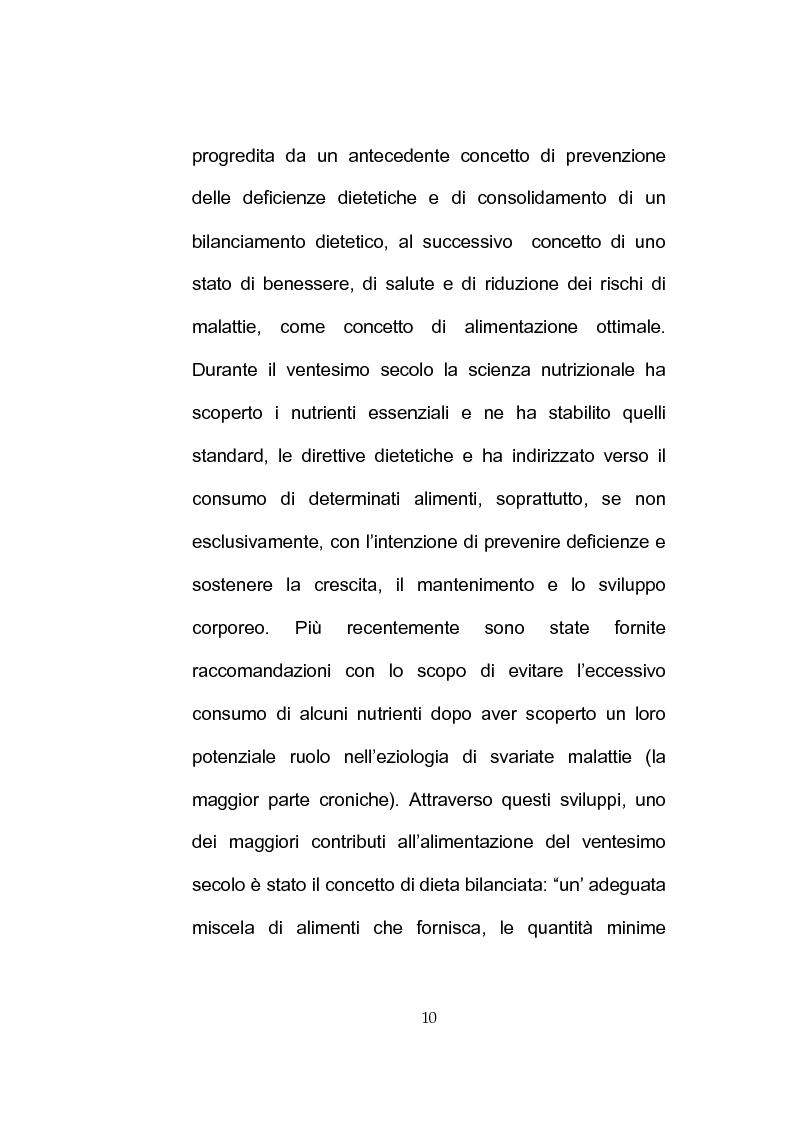 Anteprima della tesi: Separazione e caratterizzazione di FOS e fruttani impiegati nella preparazione di alimenti prebiotici e integratori alimentari, Pagina 10