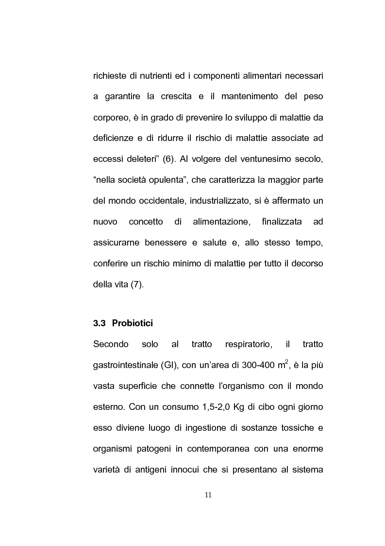 Anteprima della tesi: Separazione e caratterizzazione di FOS e fruttani impiegati nella preparazione di alimenti prebiotici e integratori alimentari, Pagina 11
