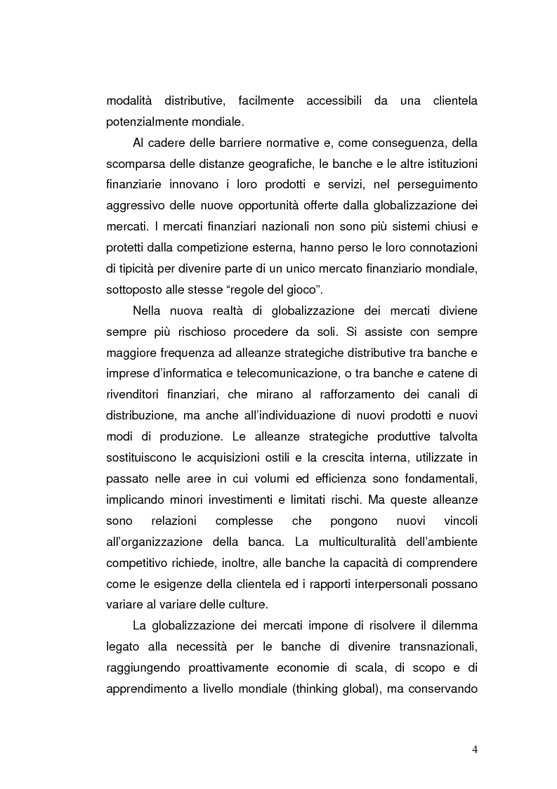 Anteprima della tesi: I prodotti bancari virtuali - Un'indagine di mercato per la Cassa di Risparmio di Asti, Pagina 7