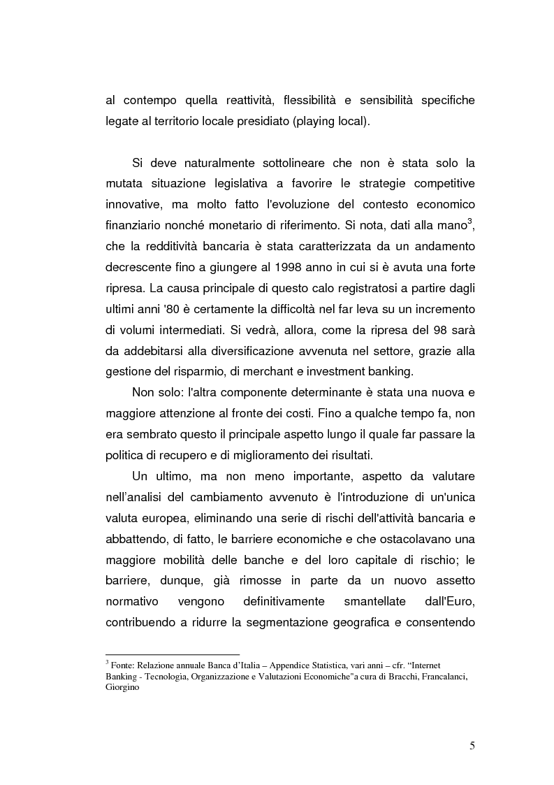 Anteprima della tesi: I prodotti bancari virtuali - Un'indagine di mercato per la Cassa di Risparmio di Asti, Pagina 8
