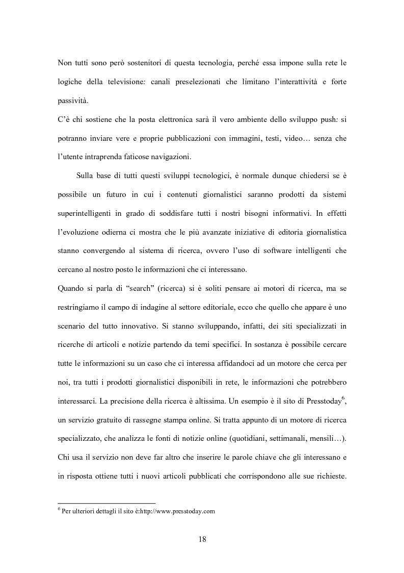 Anteprima della tesi: Il giornalismo online: il caso del Times di Londra, Pagina 12