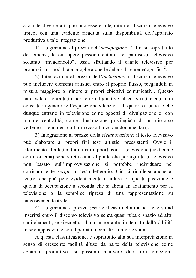 Anteprima della tesi: Usi della musica nella neotelevisione: una proposta di tassonomia, Pagina 12