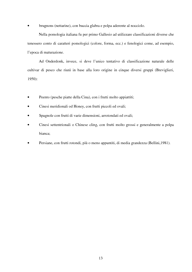 Anteprima della tesi: Valutazione della resistenza a Taphrina deformans di genotipi di pesco ottenuti presso il Dipartimento di Ortoflorofrutticoltura di Firenze, in due differenti ambienti climatici della Toscana, Pagina 9