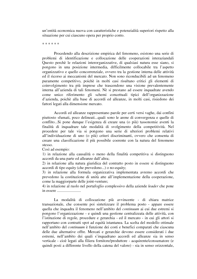 Anteprima della tesi: Relazioni cooperative tra imprese nell'industria aeronautica civile. Il caso Alenia, Pagina 2