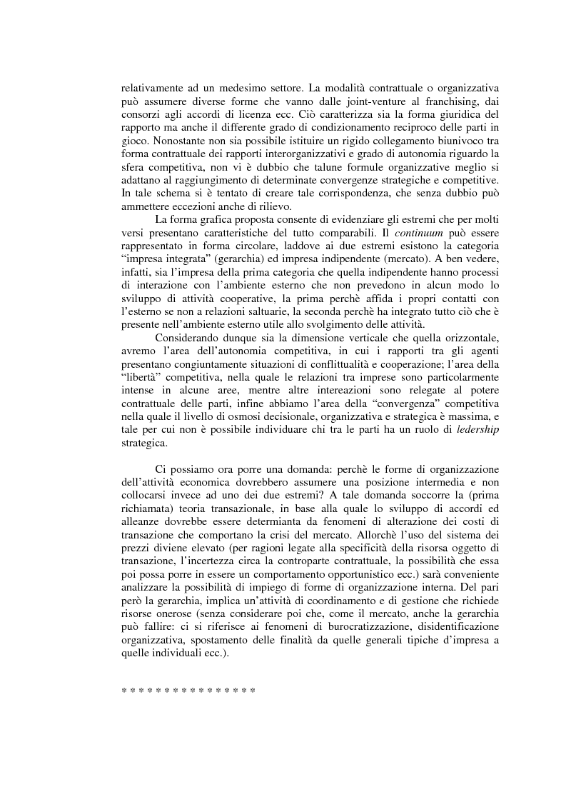 Anteprima della tesi: Relazioni cooperative tra imprese nell'industria aeronautica civile. Il caso Alenia, Pagina 3