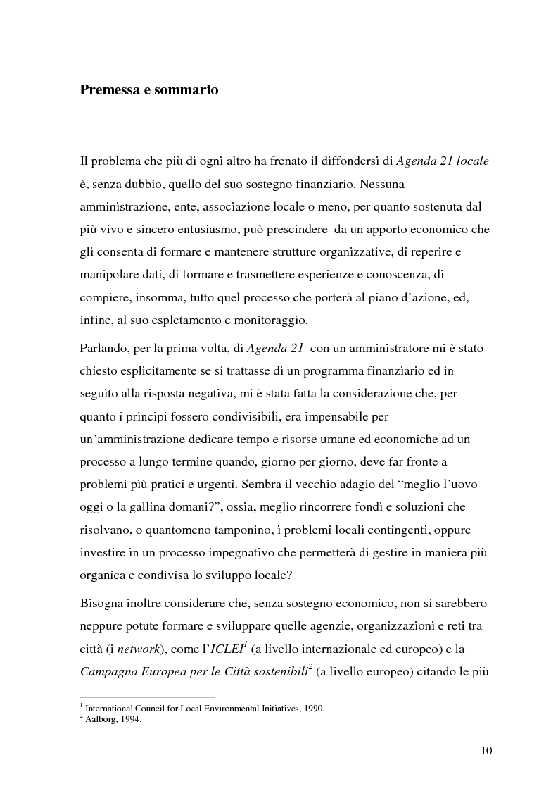 Anteprima della tesi: Processi di Agenda 21 Locale e politiche e strumenti per lo Sviluppo Urbano Sostenibile. Il caso di Mola di Bari, Pagina 8