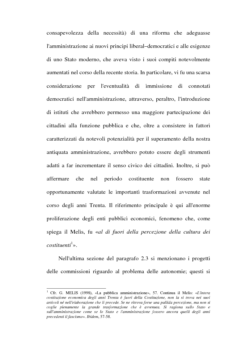 Anteprima della tesi: Il dibattito sulla riforma della pubblica amministrazione negli anni della ''Costituente'', Pagina 4