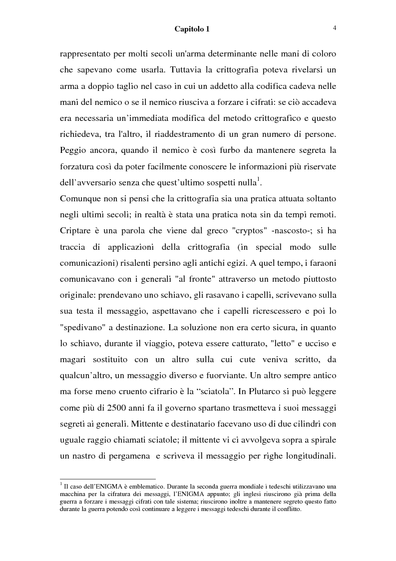 Anteprima della tesi: La sicurezza nei sistemi informatici: firma digitale, l'algoritmo di Shor e sue possibili conseguenze, Pagina 2