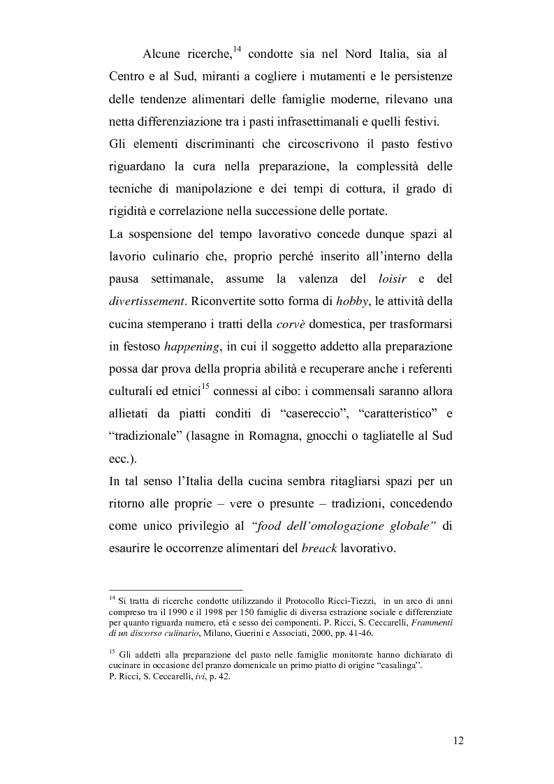 Anteprima della tesi: Mitologie del postmoderno: da McDonald's alla cucina del territorio, Pagina 12