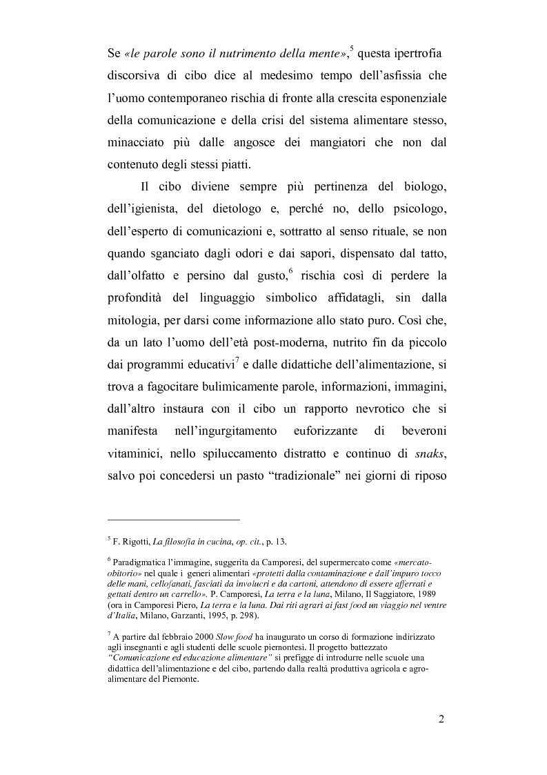 Anteprima della tesi: Mitologie del postmoderno: da McDonald's alla cucina del territorio, Pagina 2
