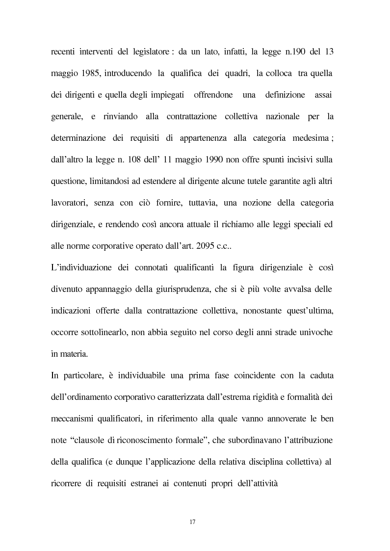 Anteprima della tesi: Il licenziamento disciplinare del dirigente, Pagina 14