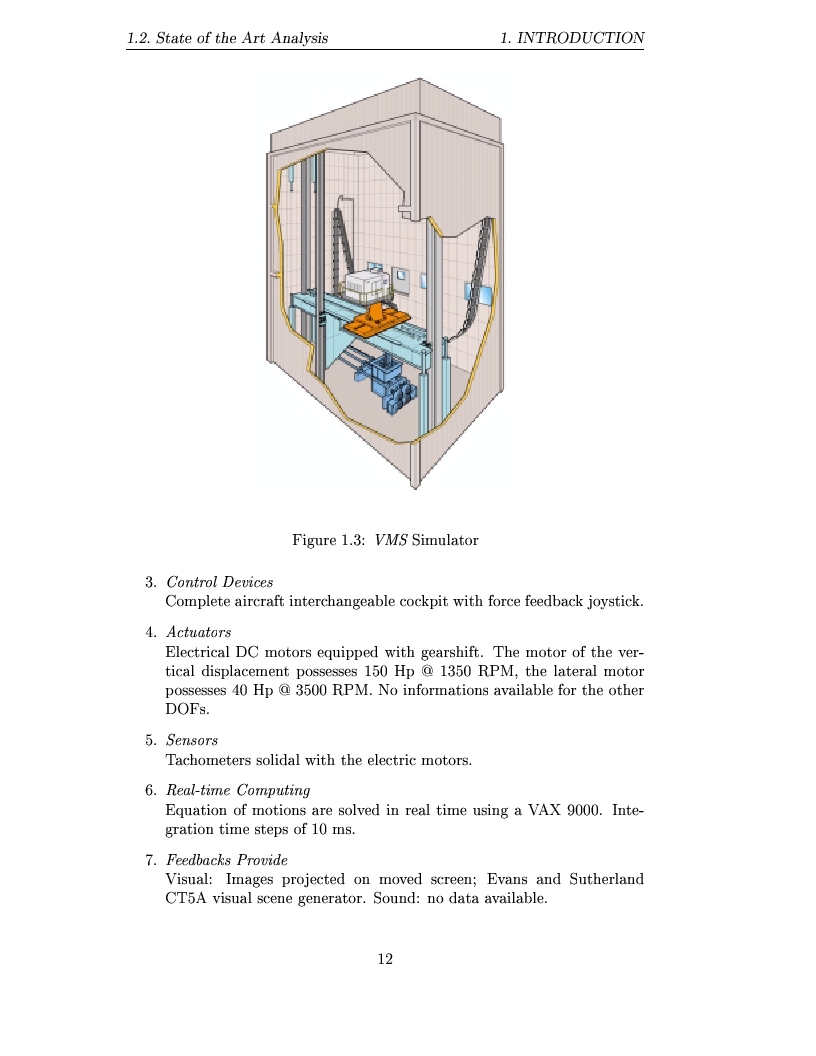 Anteprima della tesi: Study and design of motion base for driving simulators, Pagina 15
