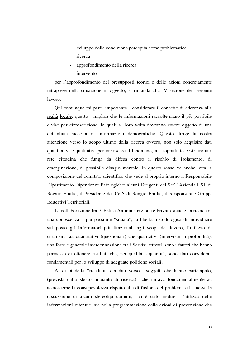 Anteprima della tesi: Il progetto del ''Delegato Sociale'', una sperimentazione nelle imprese e servizi della Provincia di Reggio Emilia, Pagina 7