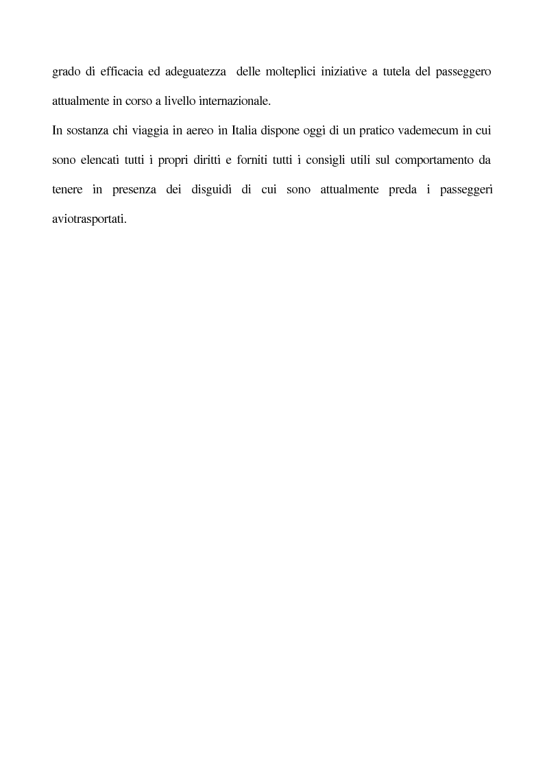 Anteprima della tesi: La Carta dei Diritti del Passeggero, Pagina 3