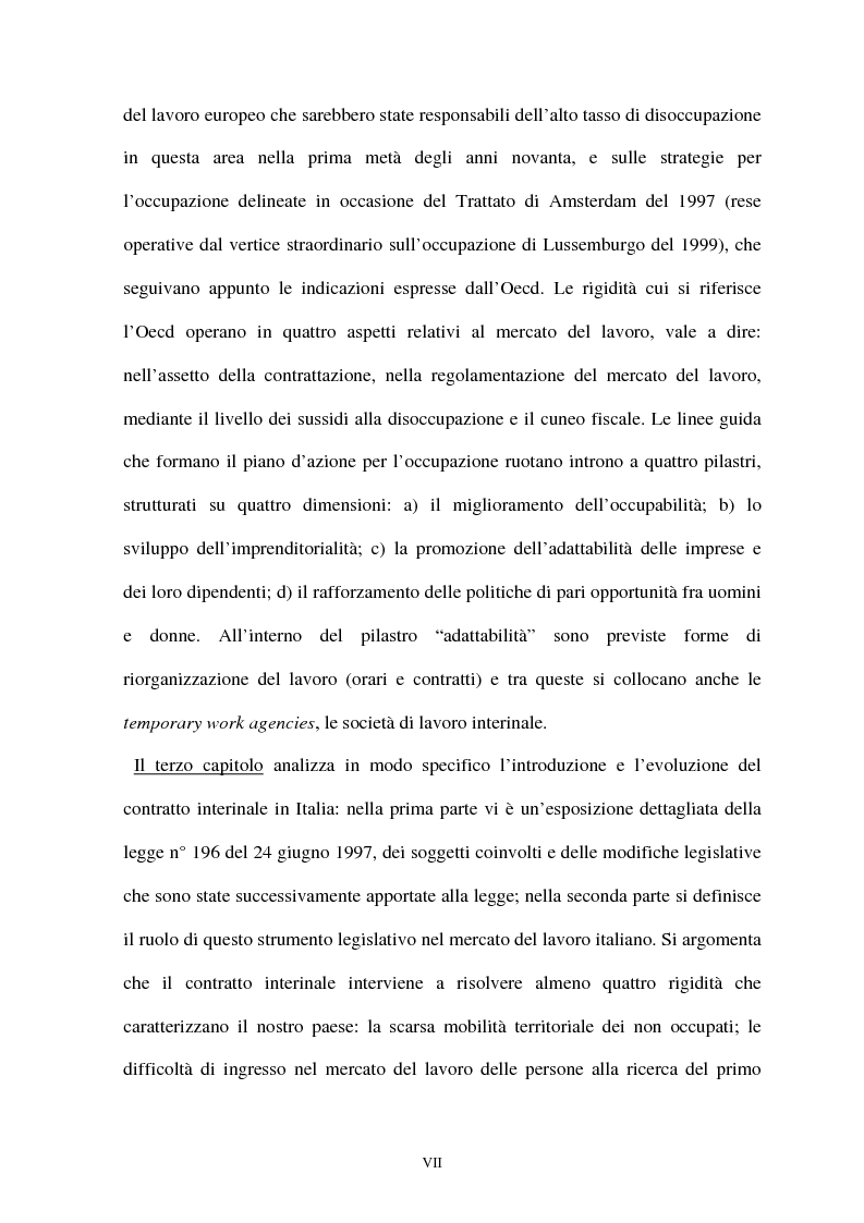 Anteprima della tesi: Il lavoro interinale: l'esperienza italiana, Pagina 3