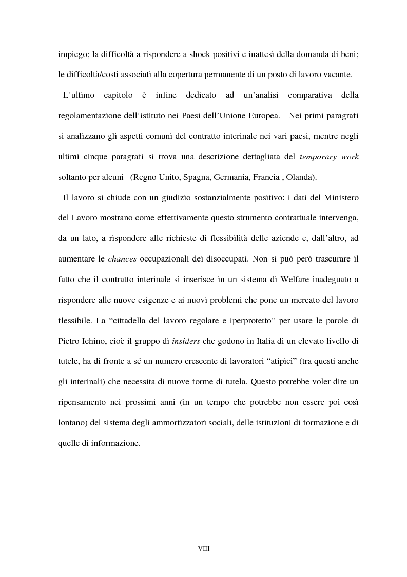 Anteprima della tesi: Il lavoro interinale: l'esperienza italiana, Pagina 4