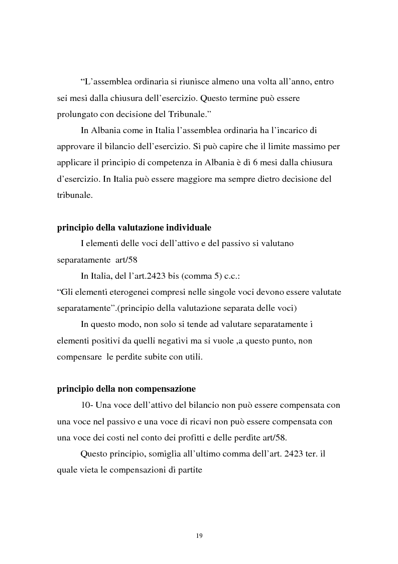 Anteprima della tesi: Analisi comparata di bilancio tra l'italiano e l'albanese, Pagina 13