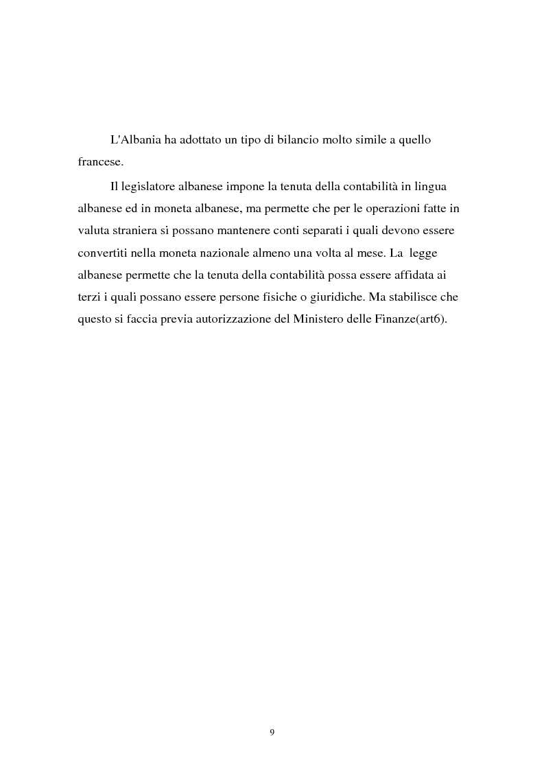Anteprima della tesi: Analisi comparata di bilancio tra l'italiano e l'albanese, Pagina 3