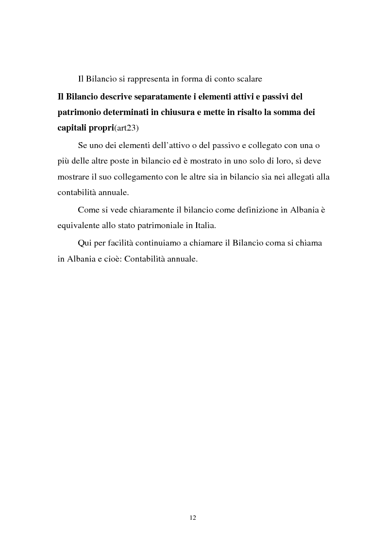 Anteprima della tesi: Analisi comparata di bilancio tra l'italiano e l'albanese, Pagina 6