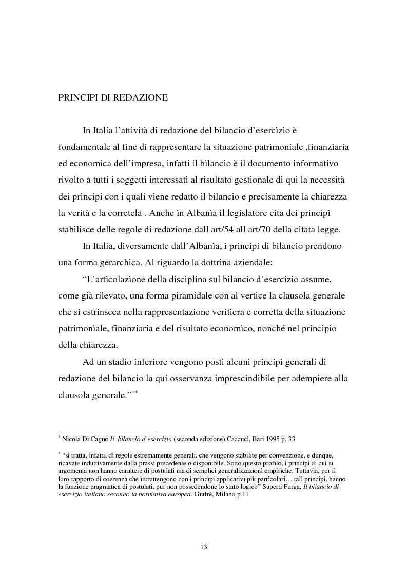 Anteprima della tesi: Analisi comparata di bilancio tra l'italiano e l'albanese, Pagina 7