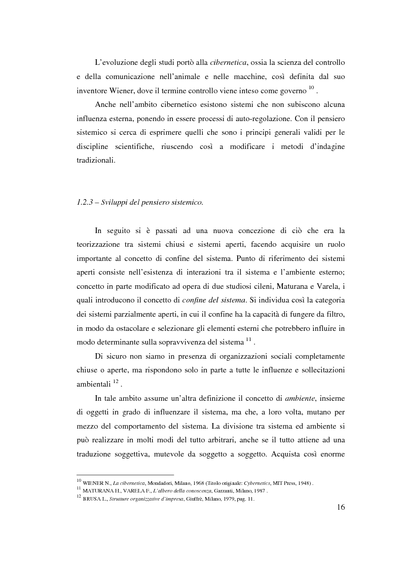 Anteprima della tesi: Verso l'impresa relazionale: l'approccio sistemico all'impresa tra vincoli e opportunità, Pagina 10