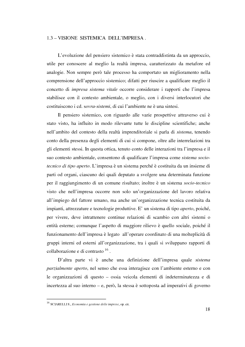 Anteprima della tesi: Verso l'impresa relazionale: l'approccio sistemico all'impresa tra vincoli e opportunità, Pagina 12