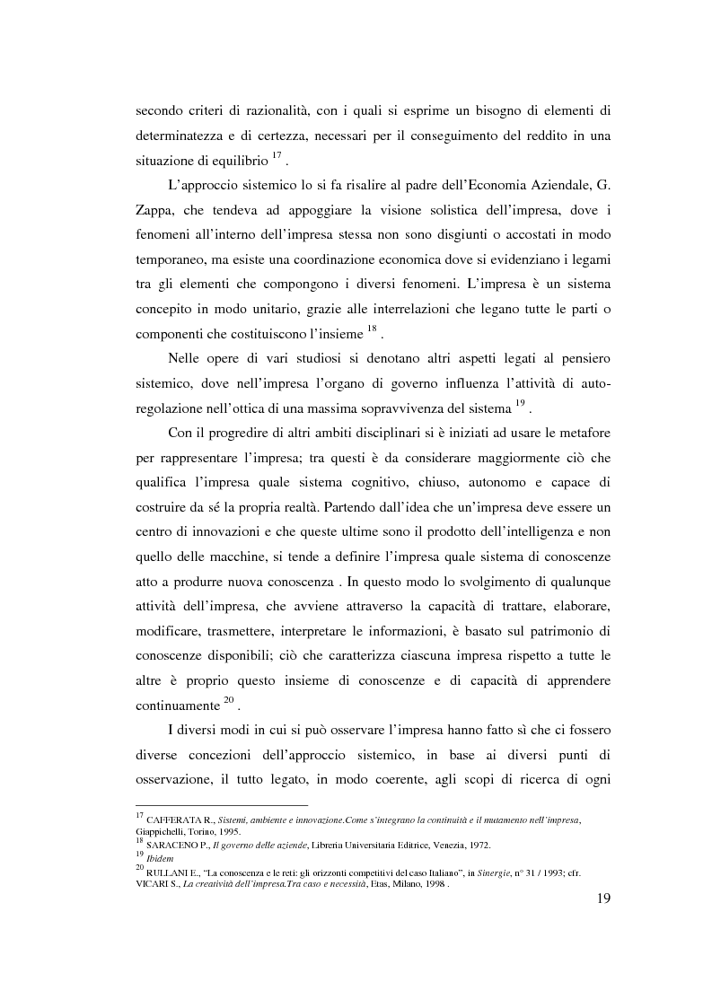 Anteprima della tesi: Verso l'impresa relazionale: l'approccio sistemico all'impresa tra vincoli e opportunità, Pagina 13
